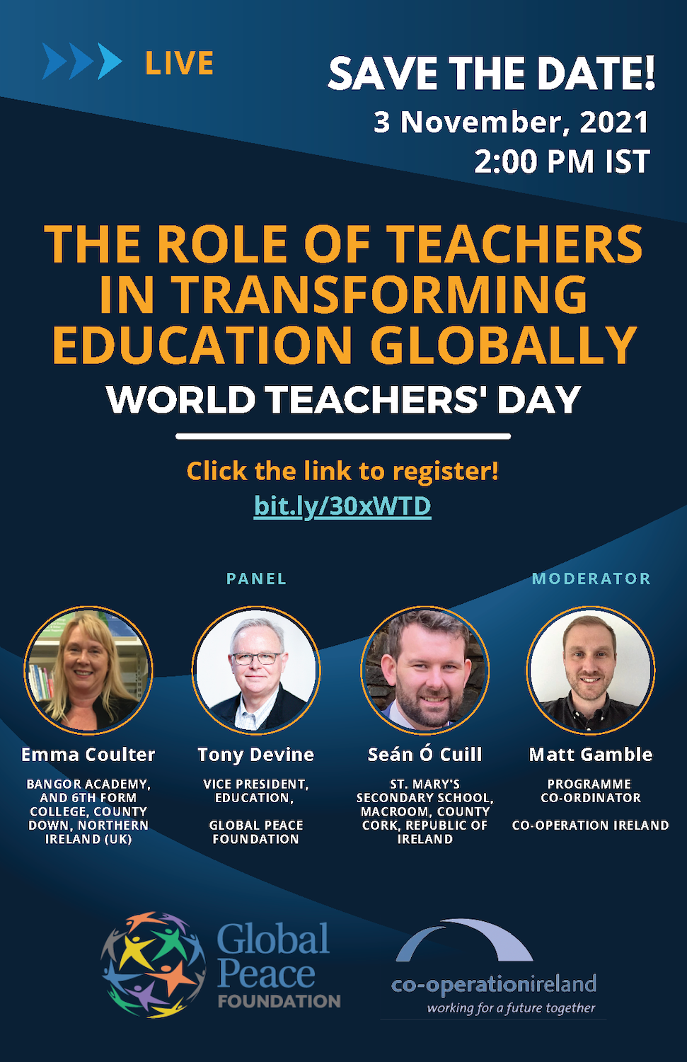 World Teachers' Day in Ireland Global Peace Foundation